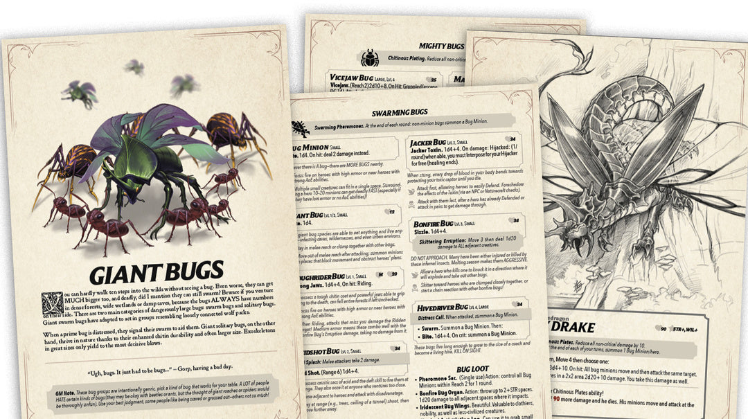 New Monster Group: Giant Bugs